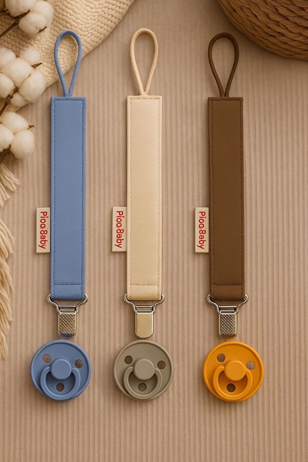 Pico Baby Emzik Askısı - Emzik Zinciri - Emzik Tutacağı 3'lü Set