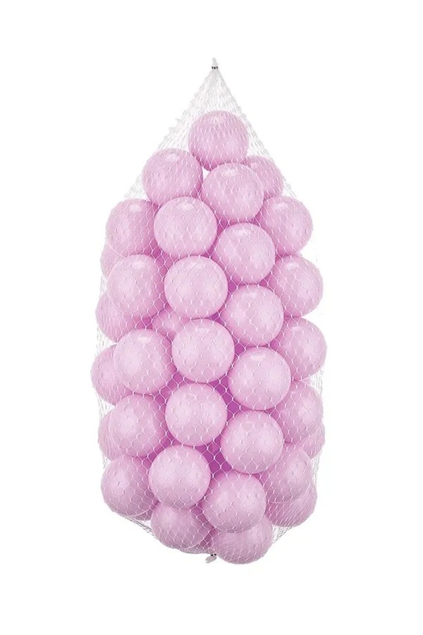 BebeMango Bubble New Soft 100 ‘lü Top Havuzu Topları Pembe Çok Renkli‘lü Top Havuzu Topları