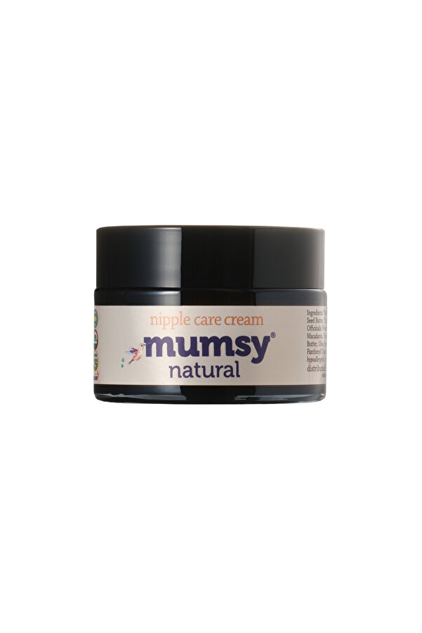 Mumsy Natural Göğüs Ucu Kremi 30 ml | Organik Bitkisel Formül Çatlak ve Tahriş Karşıtı, Dermatolojik Onaylı