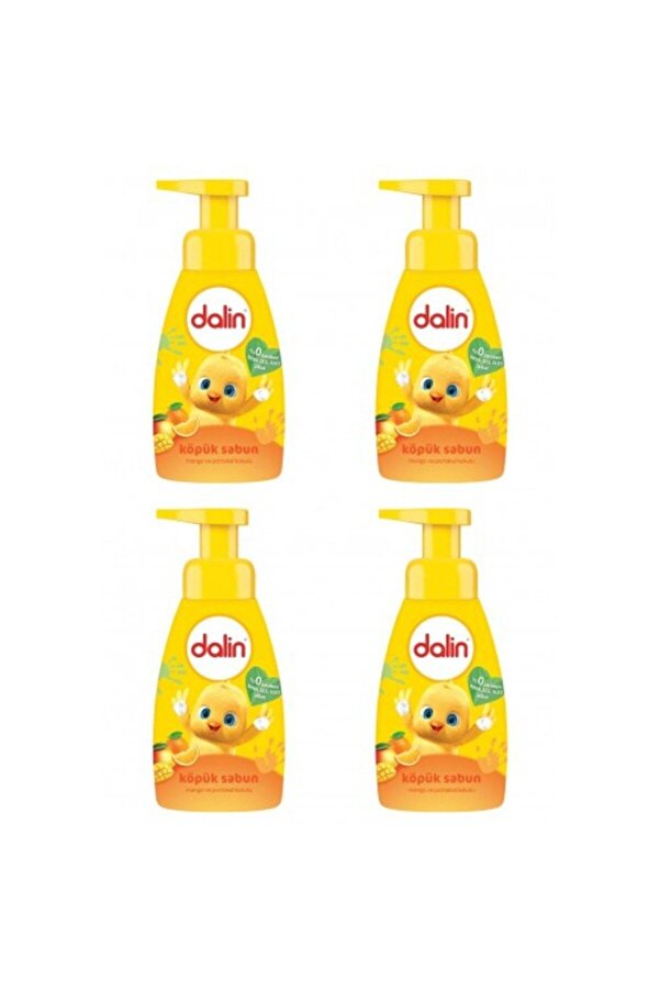 Dalin Mango ve Portakal Kokulu Köpük Sabun 4 x 200 ml