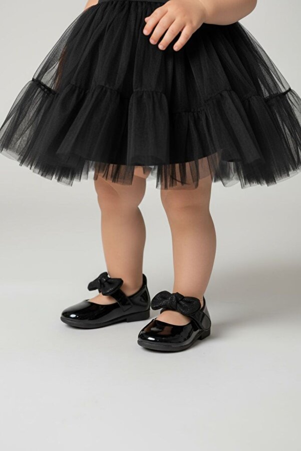 Görkem bebe ayakkabı ve tekstil KIZ ÇOCUK CIRTLI FİYONK BABET