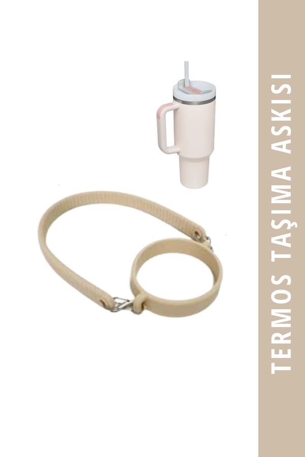 Mamastuff Silikon Termos Taşıma Askısı - Bej