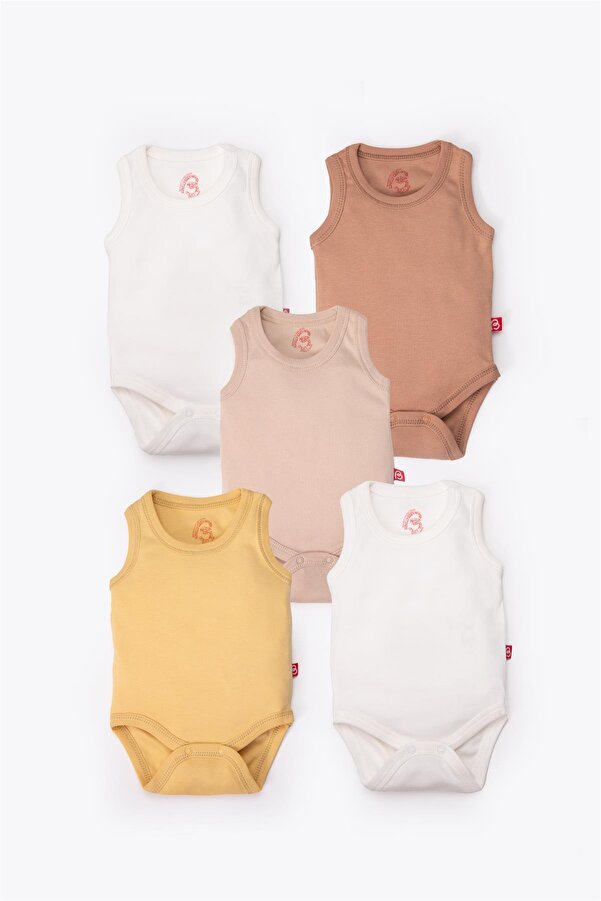 Bebetto ATLET BODY 5Lİ (ALWAYS 40/1 İNTERLOK) HARDAL