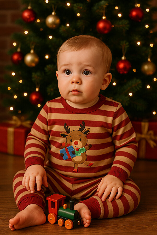 OrganicKid Joy Bebek Pijama Takımı