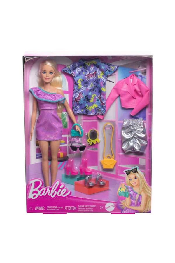 Mattel Barbie Moda Bebek, Kıyafetleri ve Akseasuarları HYT61