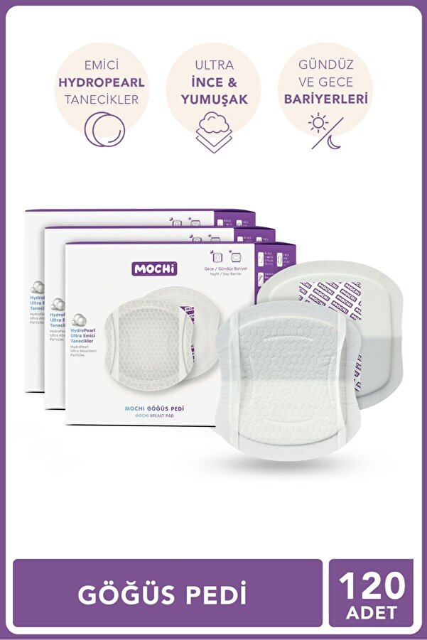 Mochi Göğüs Pedi 40'lı x 3 Kutu Avantajlı Paket
