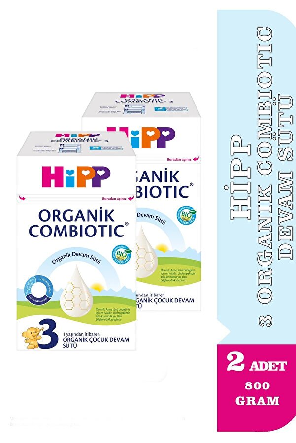 Hipp NO:3 COMBİOTİC DEVAM BEBEK SÜTÜ 800 GR 2 ADET