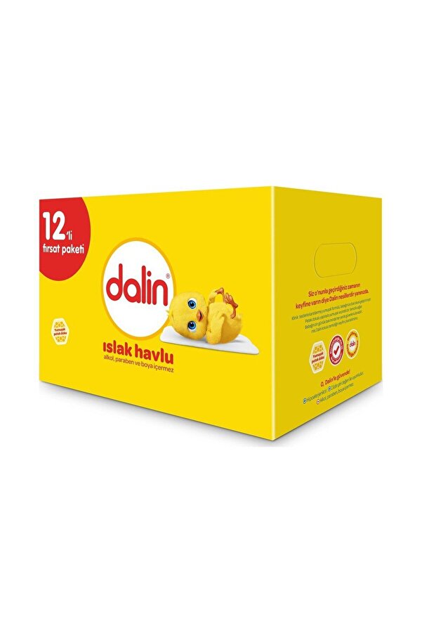 Dalin Islak Havlu 3x56 Adet 4'lü Set