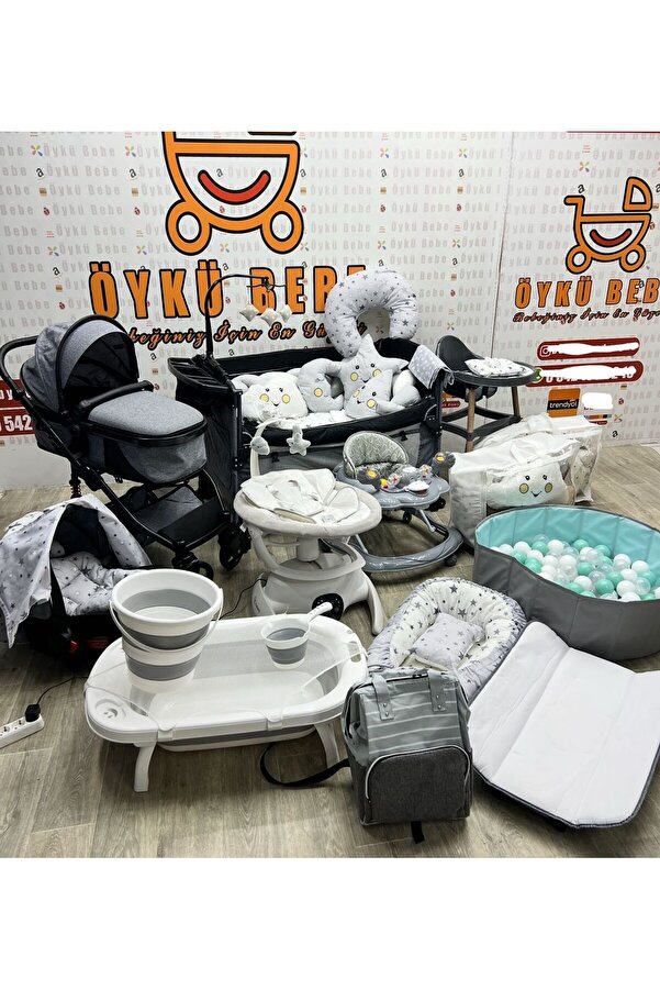 ÖYKÜ BEBEK DUNYASI Lumos Yeni Doğan Bebek Çeyiz Seti (30 Parça) Her Yeni Doğan Bebeğin Öyküsünü Güzelleştiriyoruz