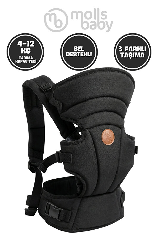 Molls Baby Premium Bel Destekli Kanguru 4-12 KG BABY CARRIER