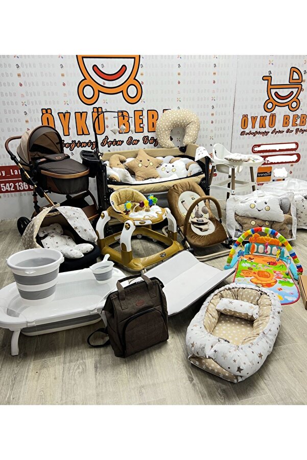 ÖYKÜ BEBEK DUNYASI 26 PARÇA VELAR YENİ DOĞAN BEBEK ÇEYİZ SETİ FULL SET