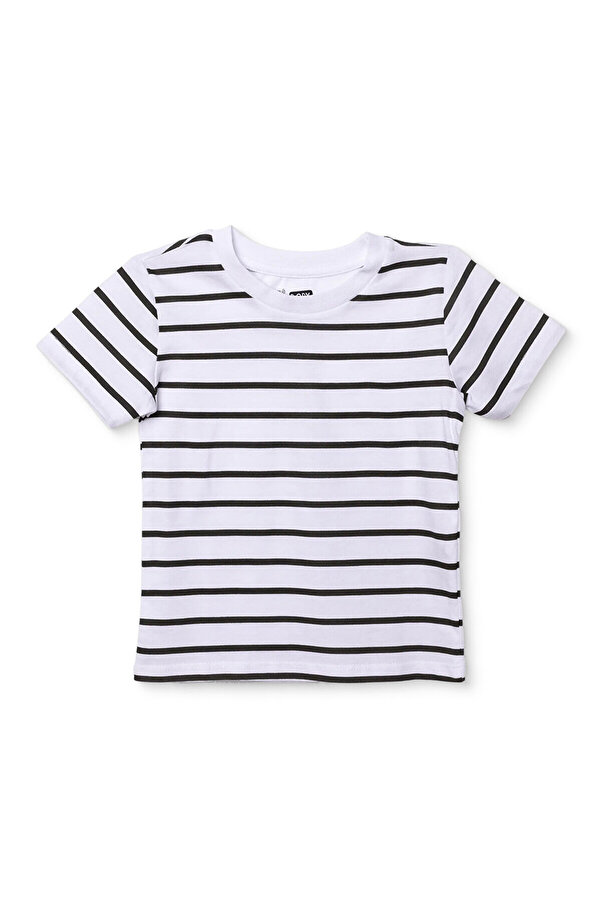 ebebek Hello Baby HelloBaby Erkek Bebek Tshirt Süprem Bisiklet Yaka Kısa Kol