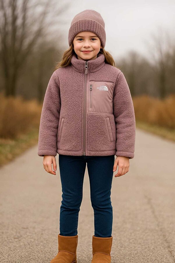 Mireya Kids Kız Çocuk Peluş Mont