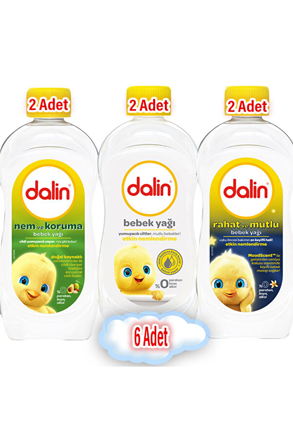 Dalin 6'lı Özel Set Bebek Yağı 300 ml