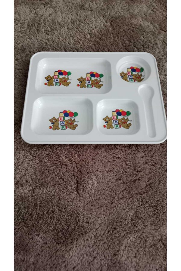 fitifitibebe Ayıcık Desenli Tabuldot Mamatabağı Seti