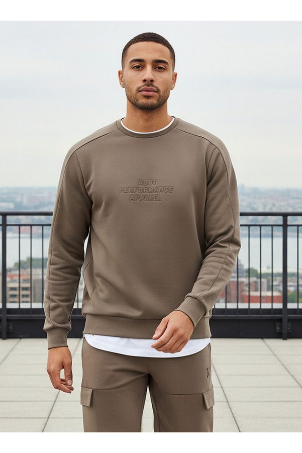 Adot Men Performance Embossed Sweatshirt