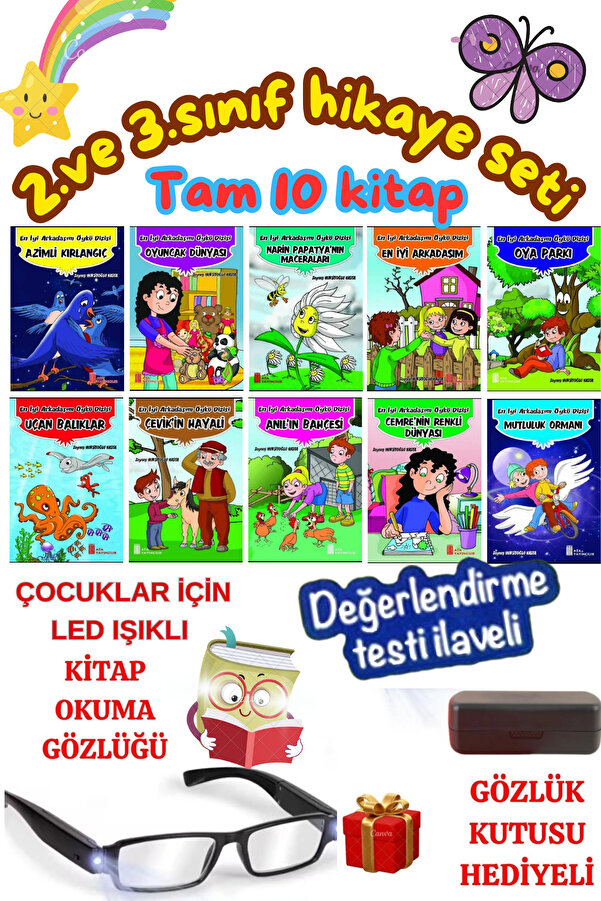Ata Yayıncılık 2.ve3.Sınıf Rengarenk Eğitici Öğretici Hikaye Seti