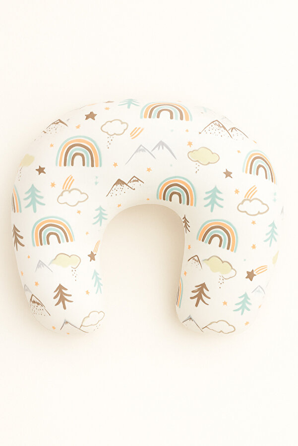 Jaju Baby Dağ Desenli Emzirme Yastığı - Destek Minderi