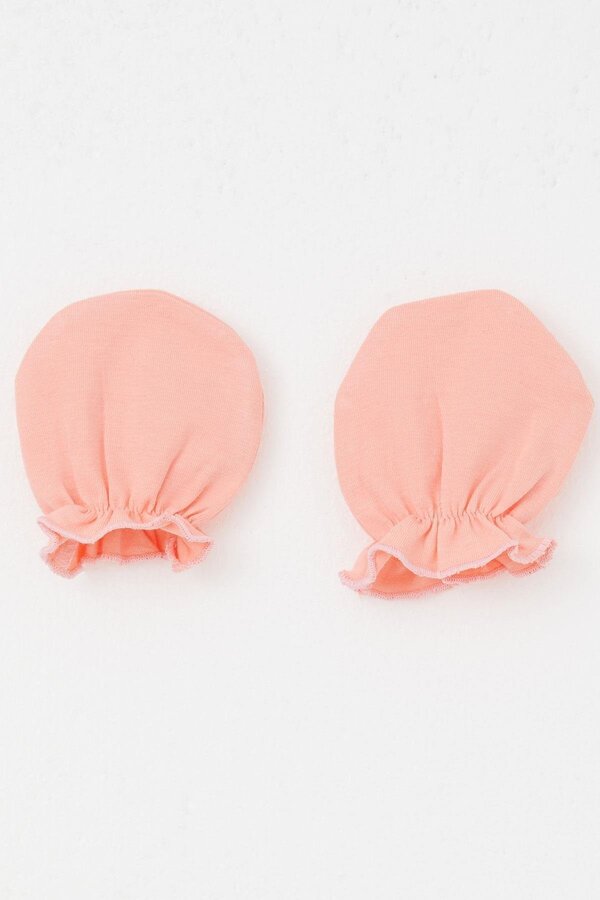 Breeze Yenidoğan Bebek Eldiven Basic Standart, Somon