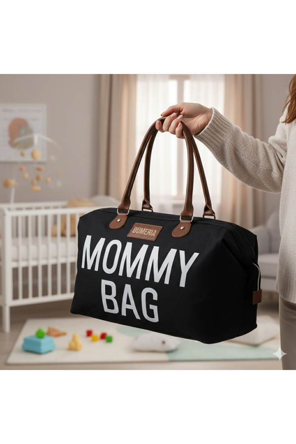 BuMeria Doğum hamilelik Çantası Anne Bebek Bakım Çantası, Termal Biberon Gözlü , Bebek Bakım Çantası