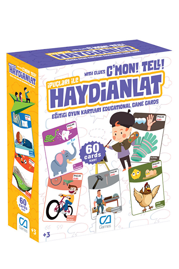CA Games İpuçları İle Haydi Anlat Eğitici Oyun Kartları