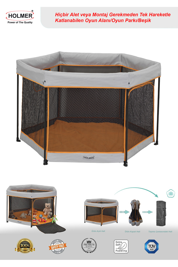 Holmer Kids Eurostyle Çocuk Ve Bebek Oyun Alanı / Park Yatak / Oyun Parkı