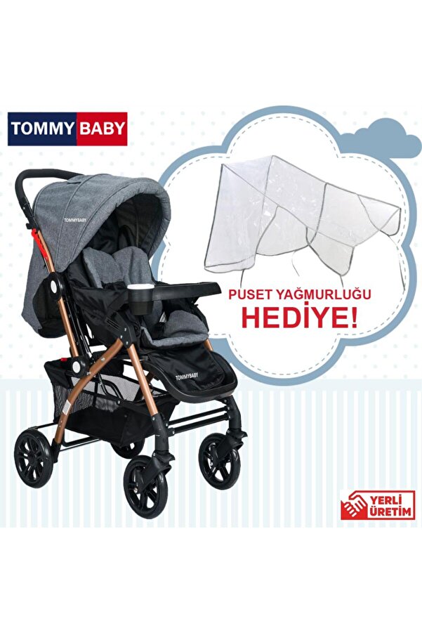 Tommybaby Eagle Gold Alüminyum Lüx Çift Yön Bebek Arabası