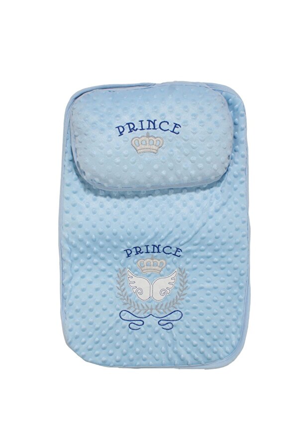 bebegen Erkek Bebek Mavi Prince Nakışlı Nohut Alt Açma 70x40