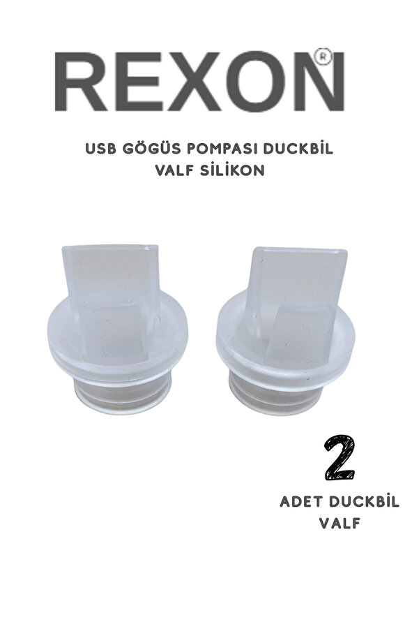 Rexon Usb Elektrikli Göğüs Pompası DUCKBİL VALF Silikonu 2 adet