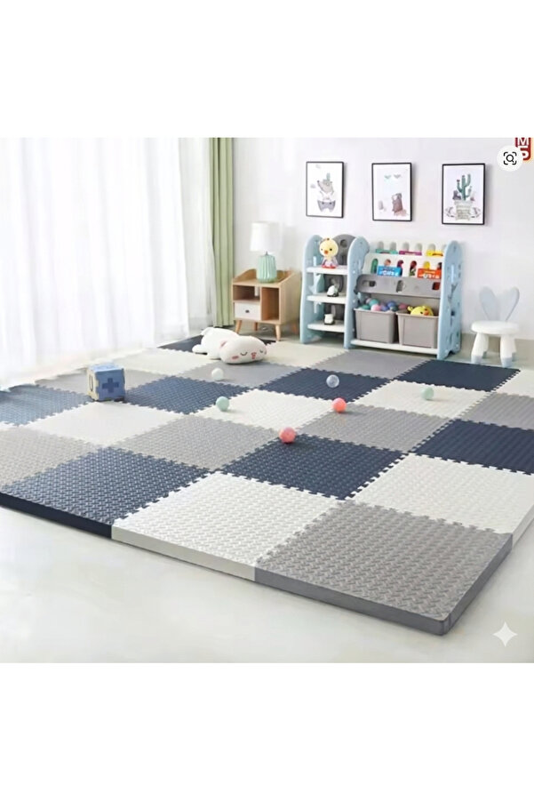 CARPAZAR 24 lü Puzzle Set Eva Tatami Minder Zemin Kaplama Oyun Spor Halısı 50x50 13m