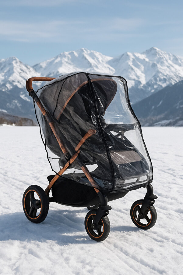 MorPort Ultra Lüx Bebek Arabası Yağmurluğu [ Bütün Bebek Arabalarına Uyumludur ]