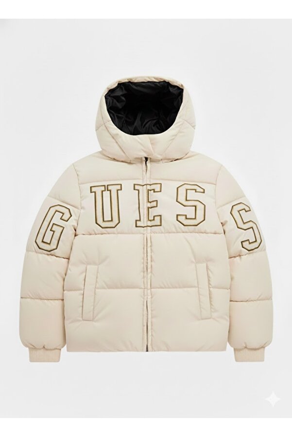 Guess HOODED PADDED LS PUF