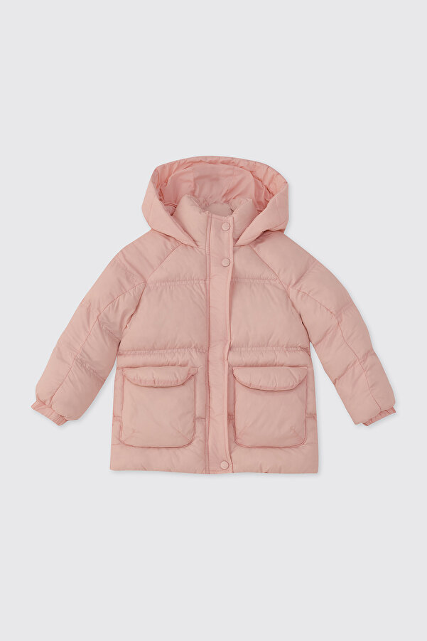 Panço Kız Bebek Pembe Kaban