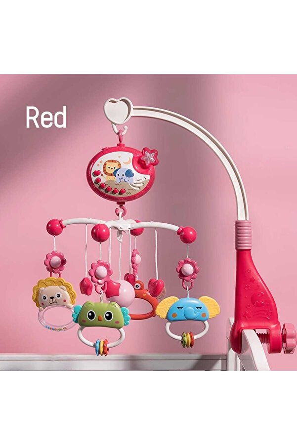 TOHA Projeksiyonlu Dönence-Kumandalı, Müzikli Bebek Uyku Dönencesi – Park Yatak ve Beşik Uyumlu