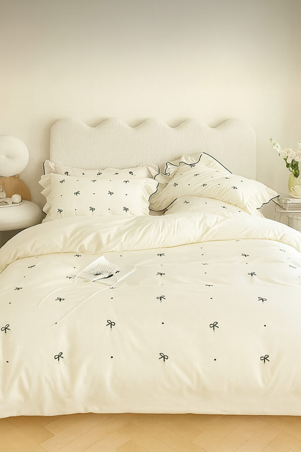 Uçkan home Soft elegance %100 pamuk çift kişilik nevresim seti