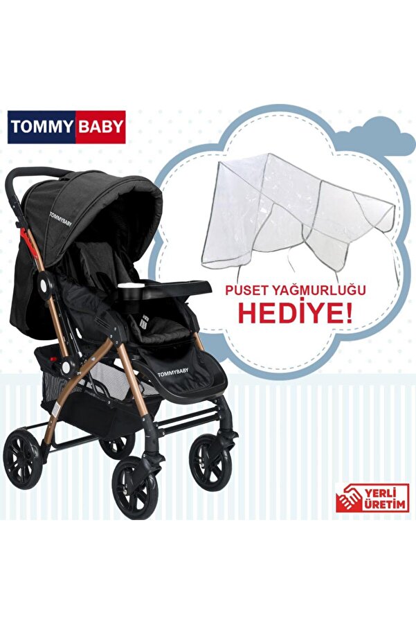 Tommybaby Eagle Gold Alüminyum Lüx Çift Yön Bebek Arabası