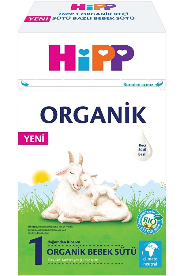 Hipp Organik Keçi Sütü Bazlı Devam Sütü 400GR No:1 (0-6 Ay)
