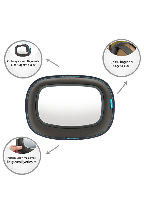 Munchkin Araba Bebek Görüş Aynası, 1 Adet 28,5 X 20 Cm
