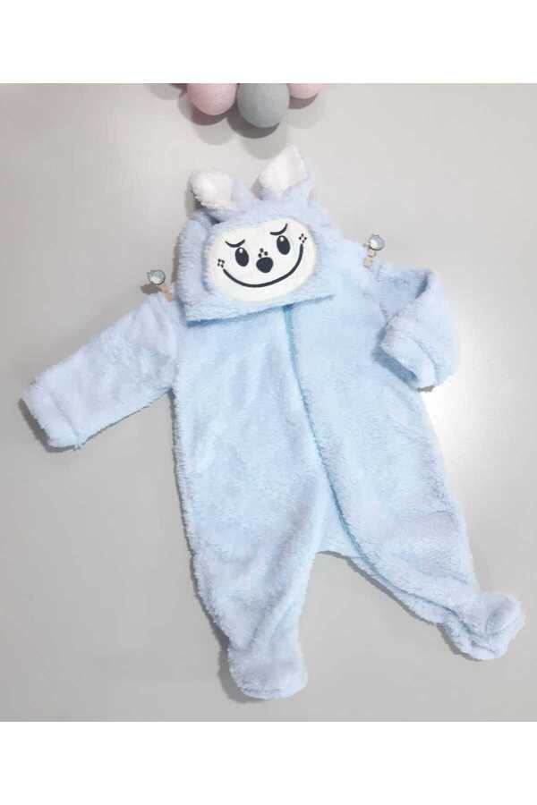 Sönmez Baby KULAKLI SEVİMLİ KÖPEK WELSOFT KIŞLIK FERMUARLI BEBE TULUM