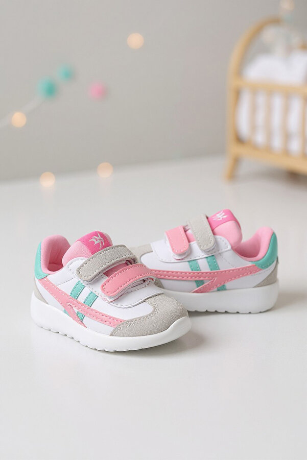 HBC Bebek sepeti Hafif Rahat Yumuşak Esnek Ortopedik İlkadım Çocuk Sneaker Spor Ayakkabı