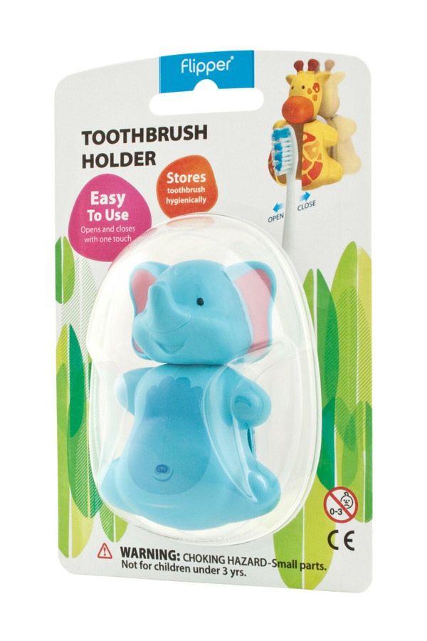 R.O.C.S.-Flipper Toothbrush Container Elephant 1