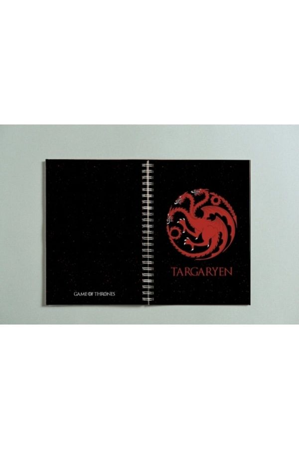 Paytak Moda-Game Of Thrones Targaryen Spiral A5 96 Sheets Unlined Design Notebook Pytkdt090 1