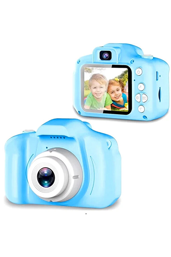 Yenimiyeni Cmr9 Çocuk Fotoğraf Makinesi 1080p Hd Mavi