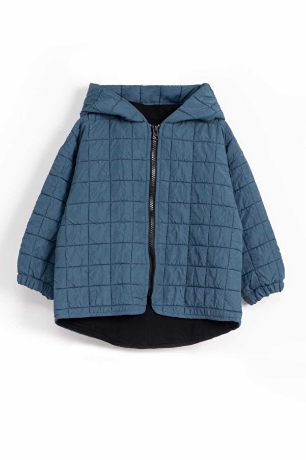 Vauva Çocuk Mont Kız Erkek Su Geçirmez Astarlı Mont-Yağmurluk