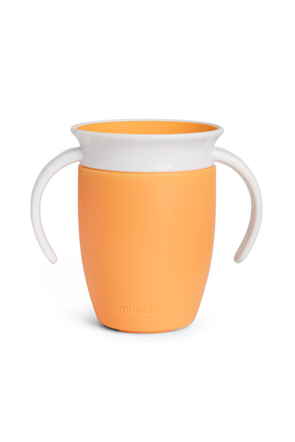 Munchkin Mucize 360° Alıştırma Bardağı, 6AY+, 207ML, Turuncu, 1 Adet