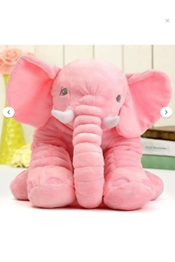 Pandamkee Uyku Arkadaşım Fil - Büyük Yumuşak Peluş Fil 35 Cm