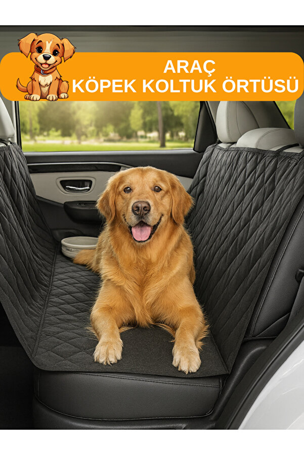 Genel Markalar Evcil Hayvan Araba Koltuk Örtüsü Su Geçirmez Dayanıklı Arka Koltuk Koruma Kılıfı Kaymaz 150X200 cm
