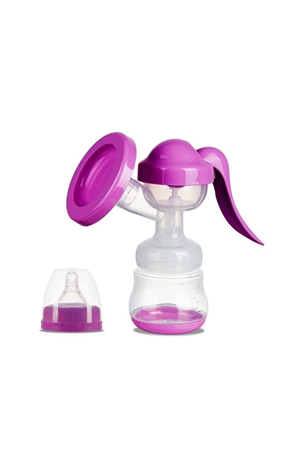 MorOflan Lüx Manuel Süt Sağma Makinası Göğüs Pompası Güvenli Süt Emzirme Deneyi (Bütün Göğüs'lere Uyumlu)