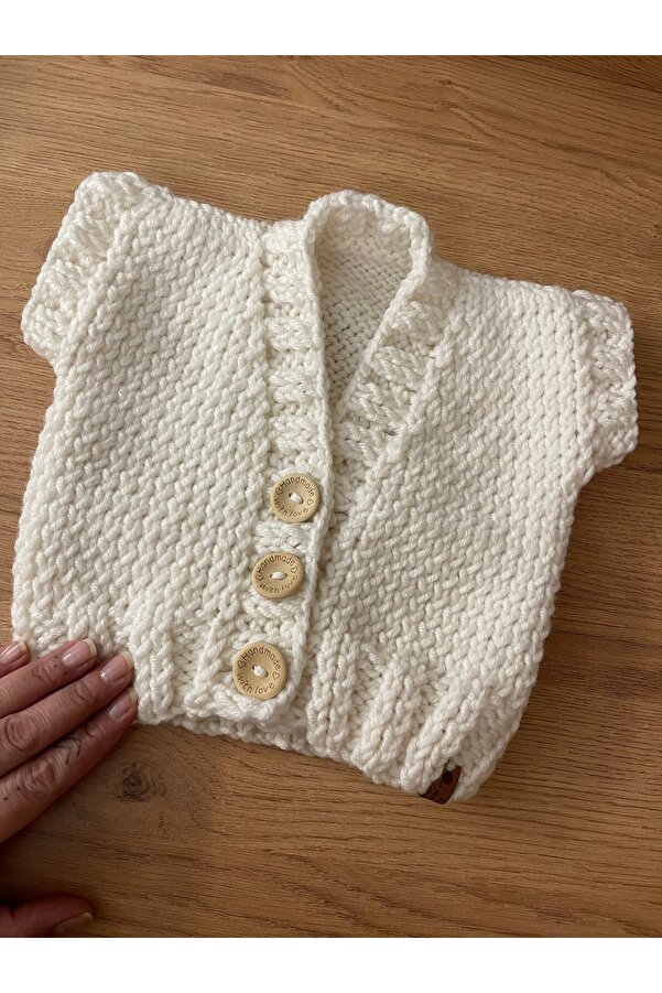 örgü 1-2 YAŞ BEBEK YELEK