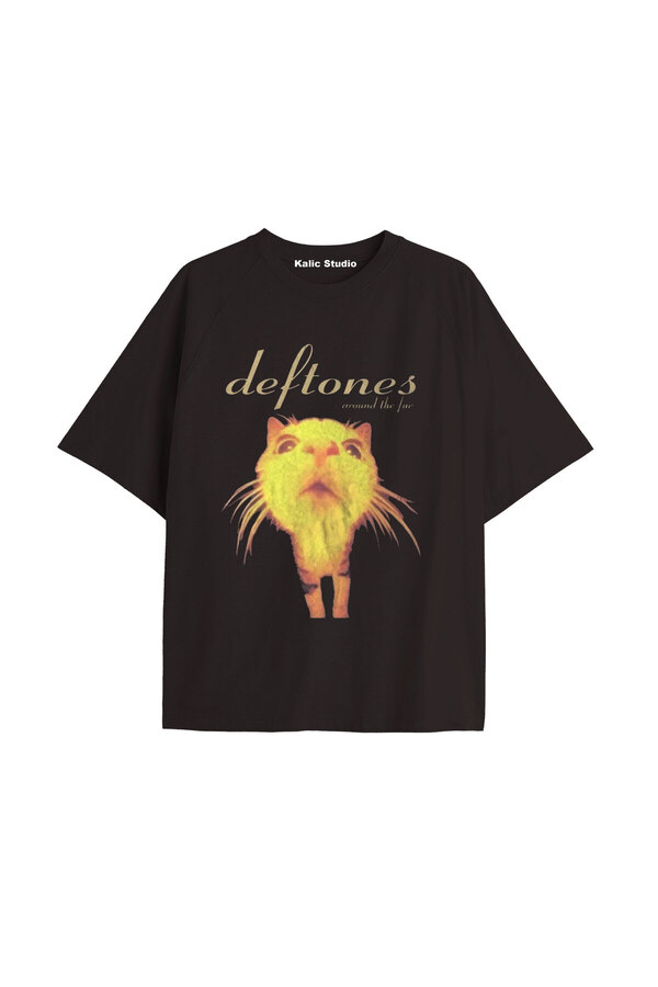 Kalic Studio Deftones Oversized T-Shirt Black